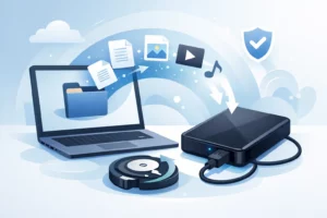 Récupérer fichiers disque dur externe