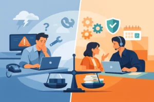 Support informatique ponctuel ou contrat, que choisir ?