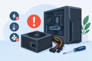 Signes d’une alimentation défectueuse sur PC